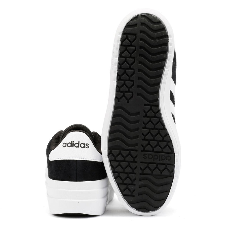 Adidas VL Court Bold Damen Sneaker Aus Schwarzem Leder