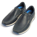 Pod Sean Herren Bootsschuhe Aus Leder In Marineblau
