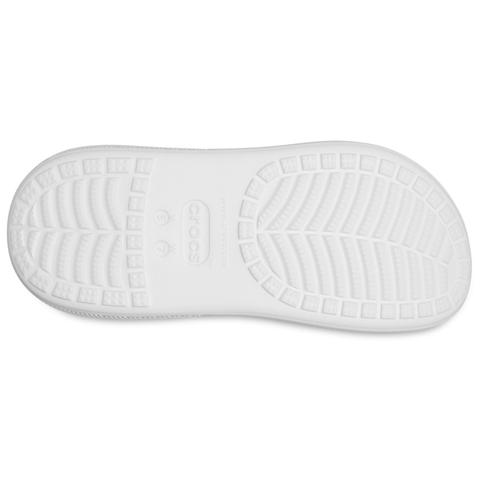 Crocs Classic Crush Eva Damen Clogs In Weiß
