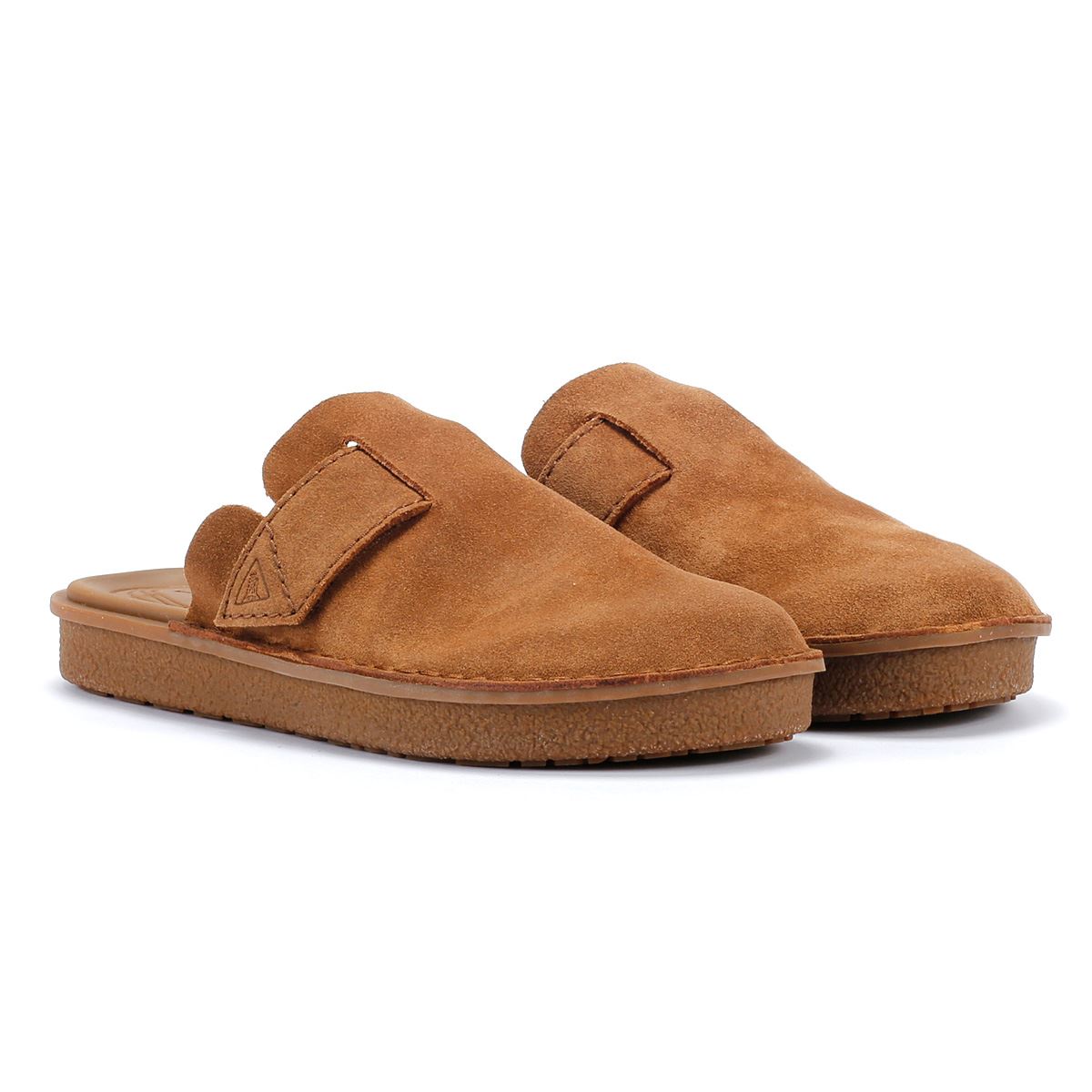 Clarks Main Litton Herren Clogs Cola Wildleder