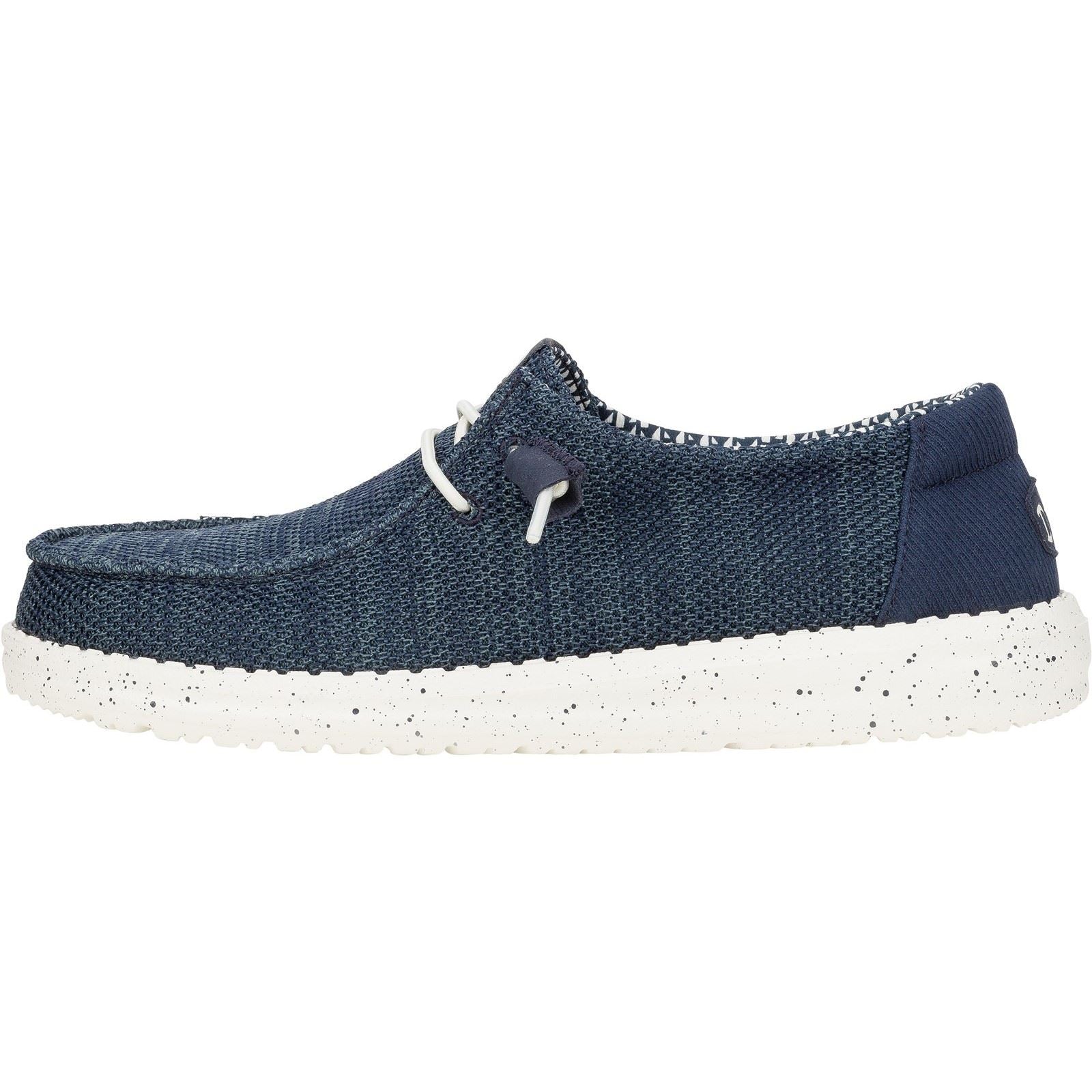 HEYDUDE Wendy Stretch Mesh Polyester Damen Navy Slipper