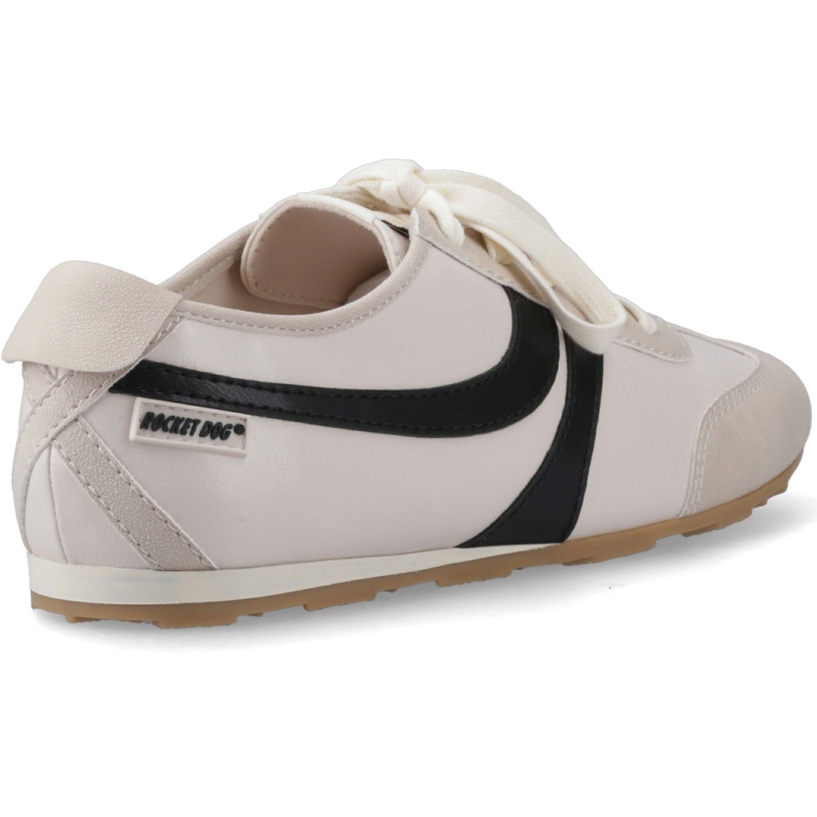 Rocket Dog Destin PU Combo Polyurethan Damen Sneaker Gebrochen Weiß/Schwarz