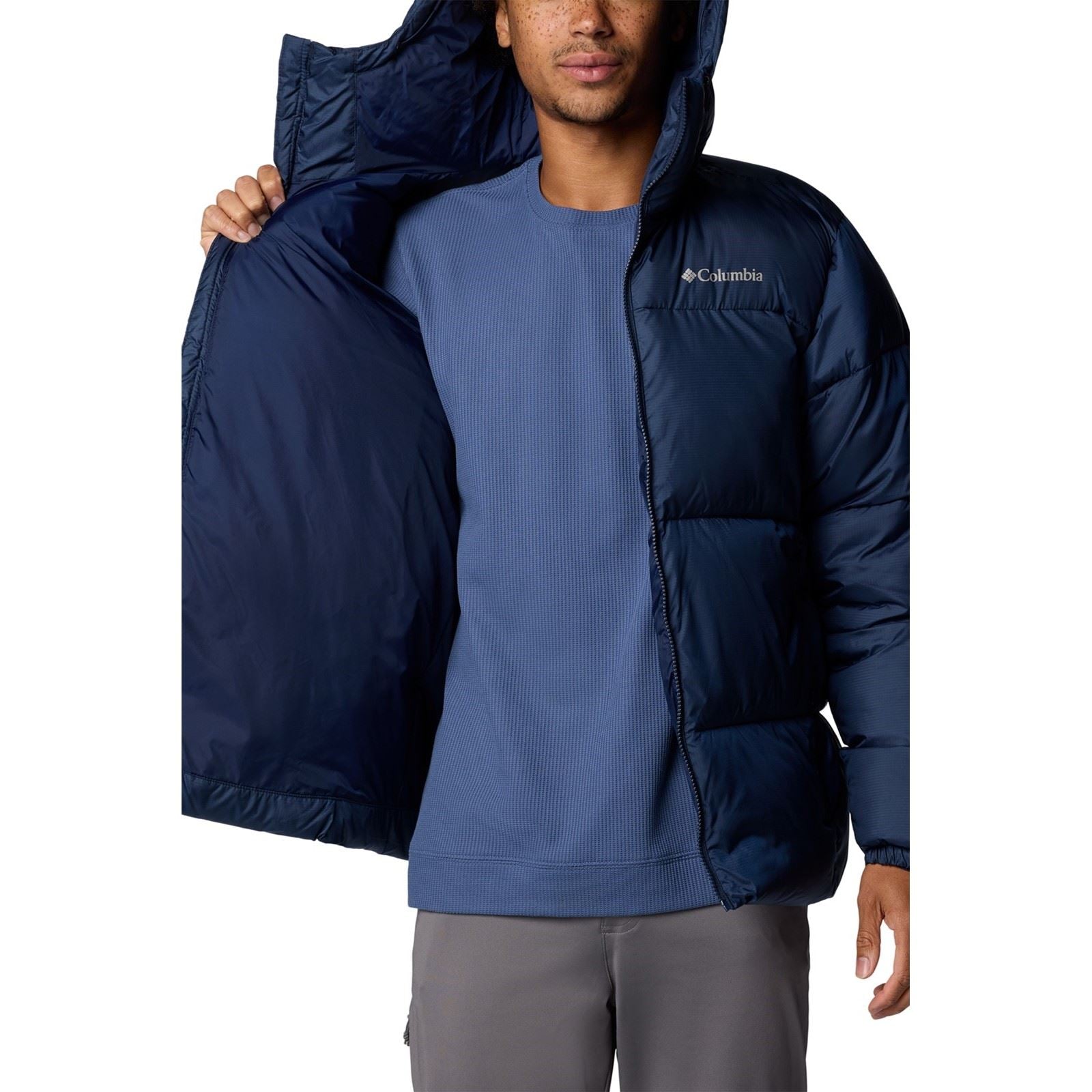 Columbia Puffect II Herren Blaue Pufferjacke