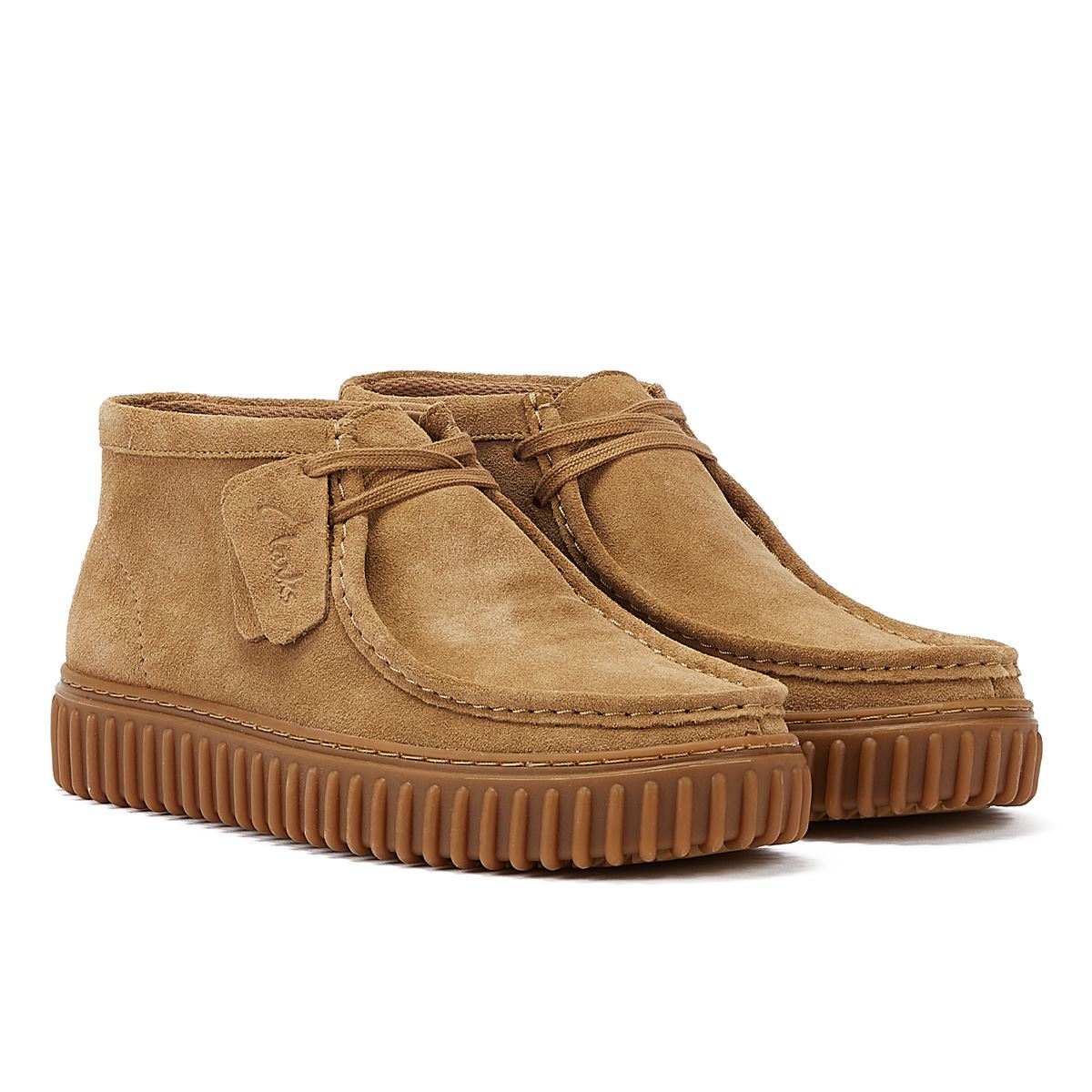 Clarks Main Torhill Hi Wildleder Herrenstiefel In Braun