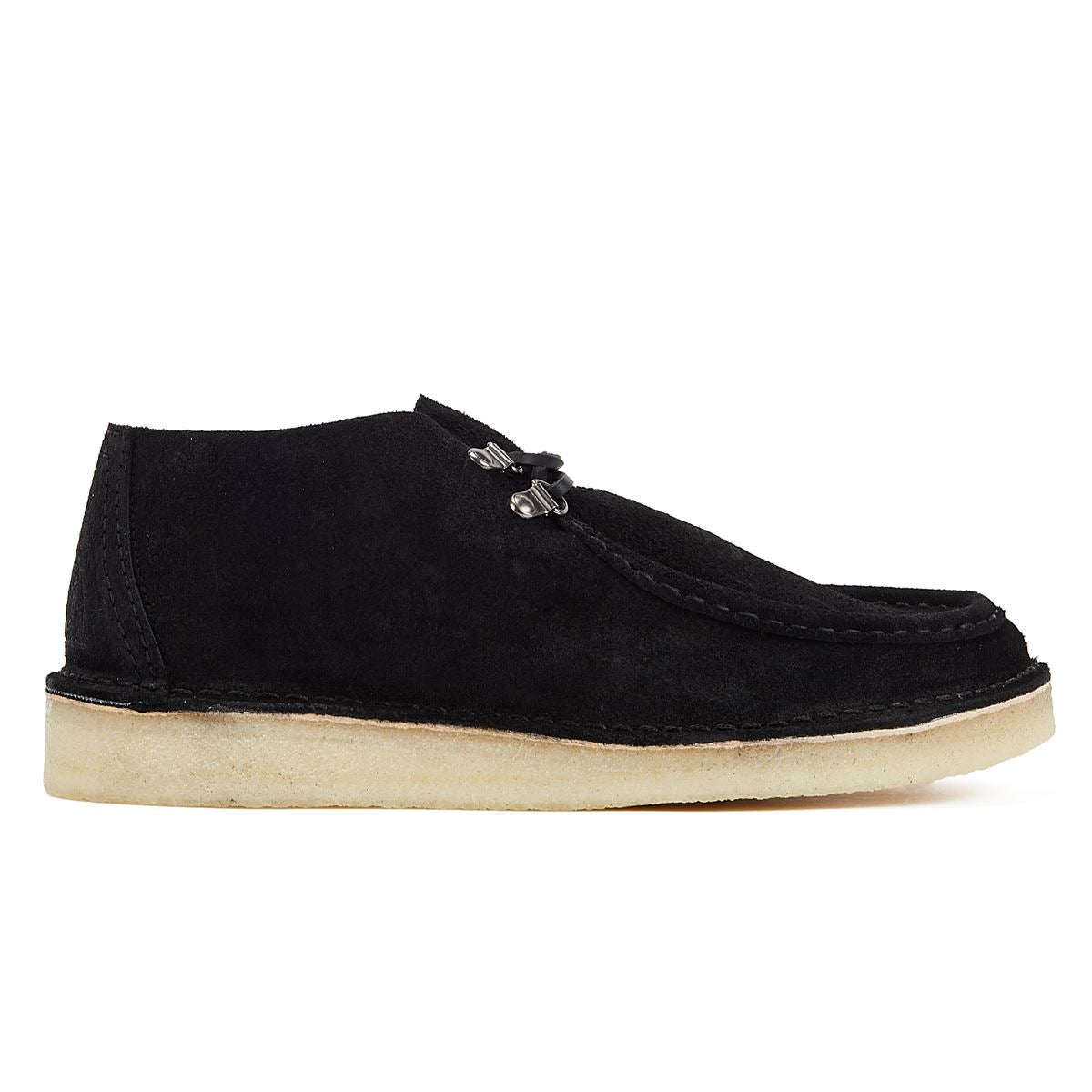 Clarks Originals Wüsten-Nomade-Wildleder-Herrenstiefel In Schwarz