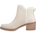 TOMS Hailey Leder Damen Beigefarbene Stiefel
