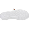 HEYDUDE Wendy Heathered Slub Tropical Damenblaue Mokassins