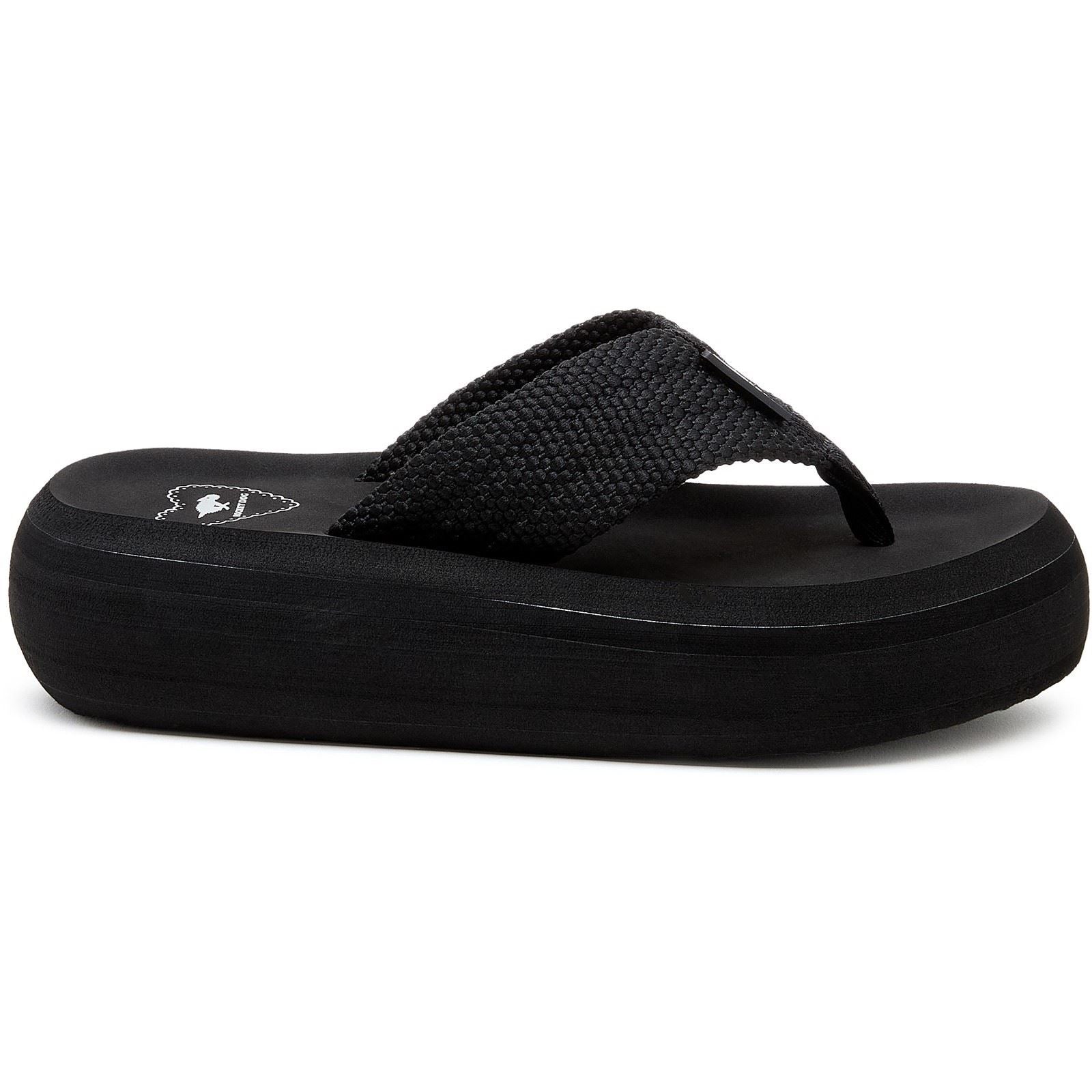 Rocket Dog Sandy Webbing Damen Sandalen Aus Textil In Schwarz