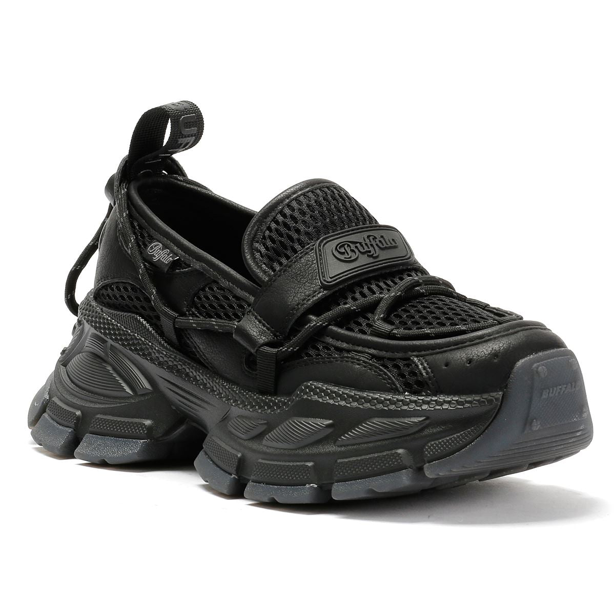 Buffalo Loafer TEC Damen Schwarze Loafer