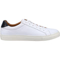 Hush Puppies Colton Weiße Ledersneaker Für Herren