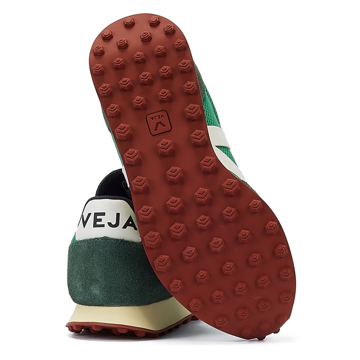 Veja Rio Branco Damen Emeraude/Weiß Sneakers