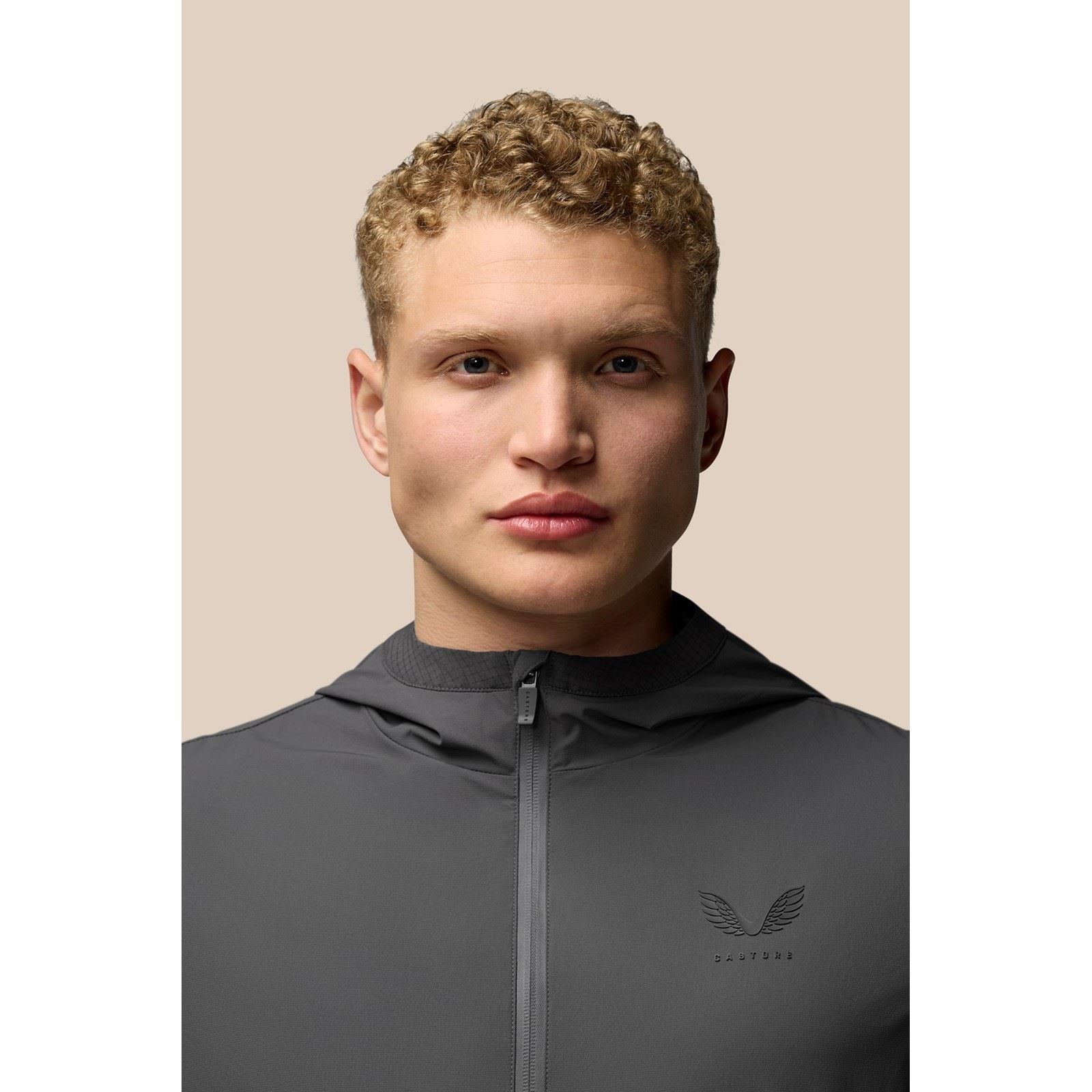 Castore Lightweight Flex Jacket Herren Graue Trainingsjacken