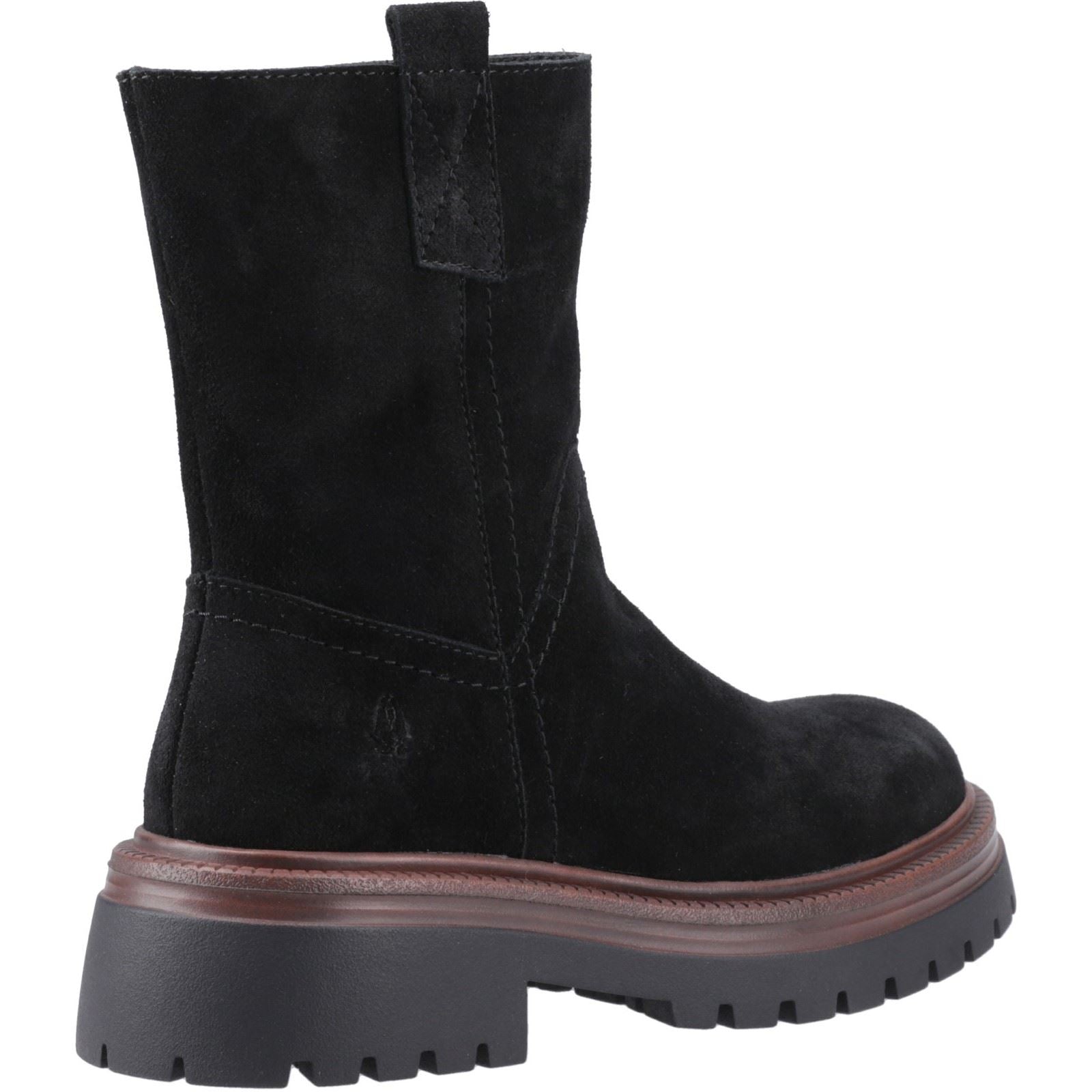 Hush Puppies Rebecca Damen Stiefel aus Wildleder in Schwarz