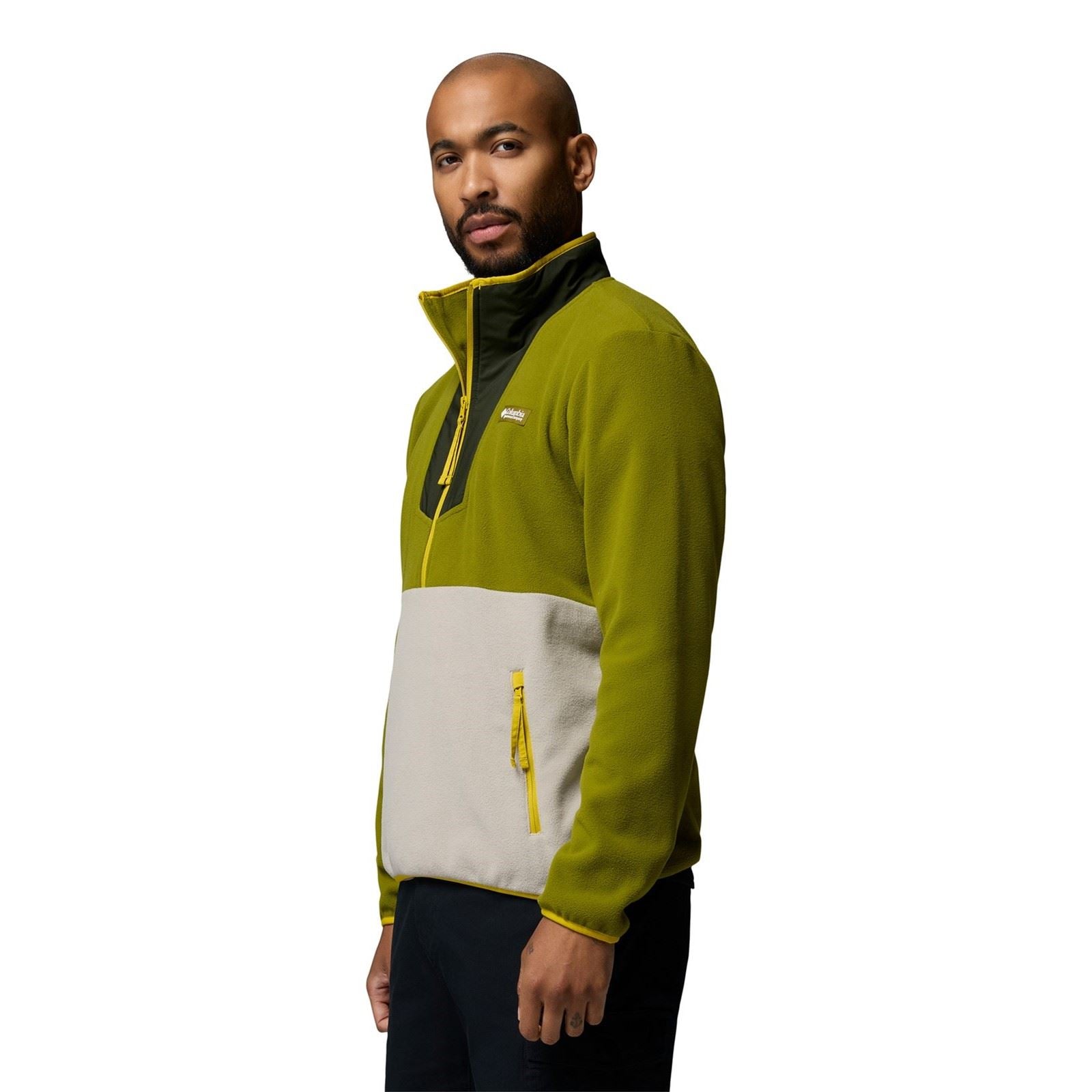 Columbia Sequoia Grove Half Zip Herren Grüne Fleecejacke