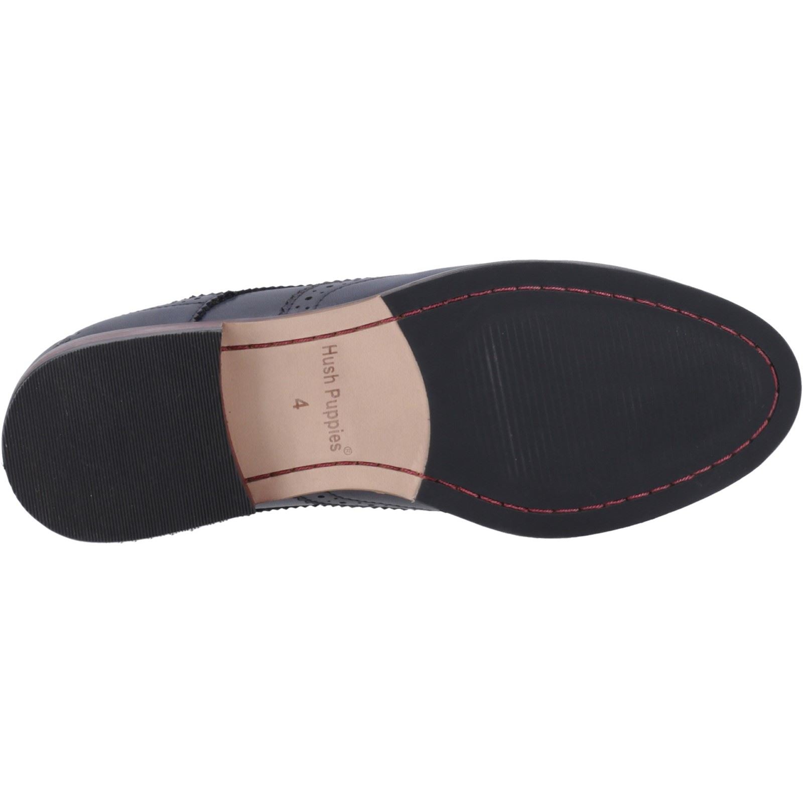 Hush Puppies Natalia Damen-Brogues-Schuhe Aus Leder In Marineblau