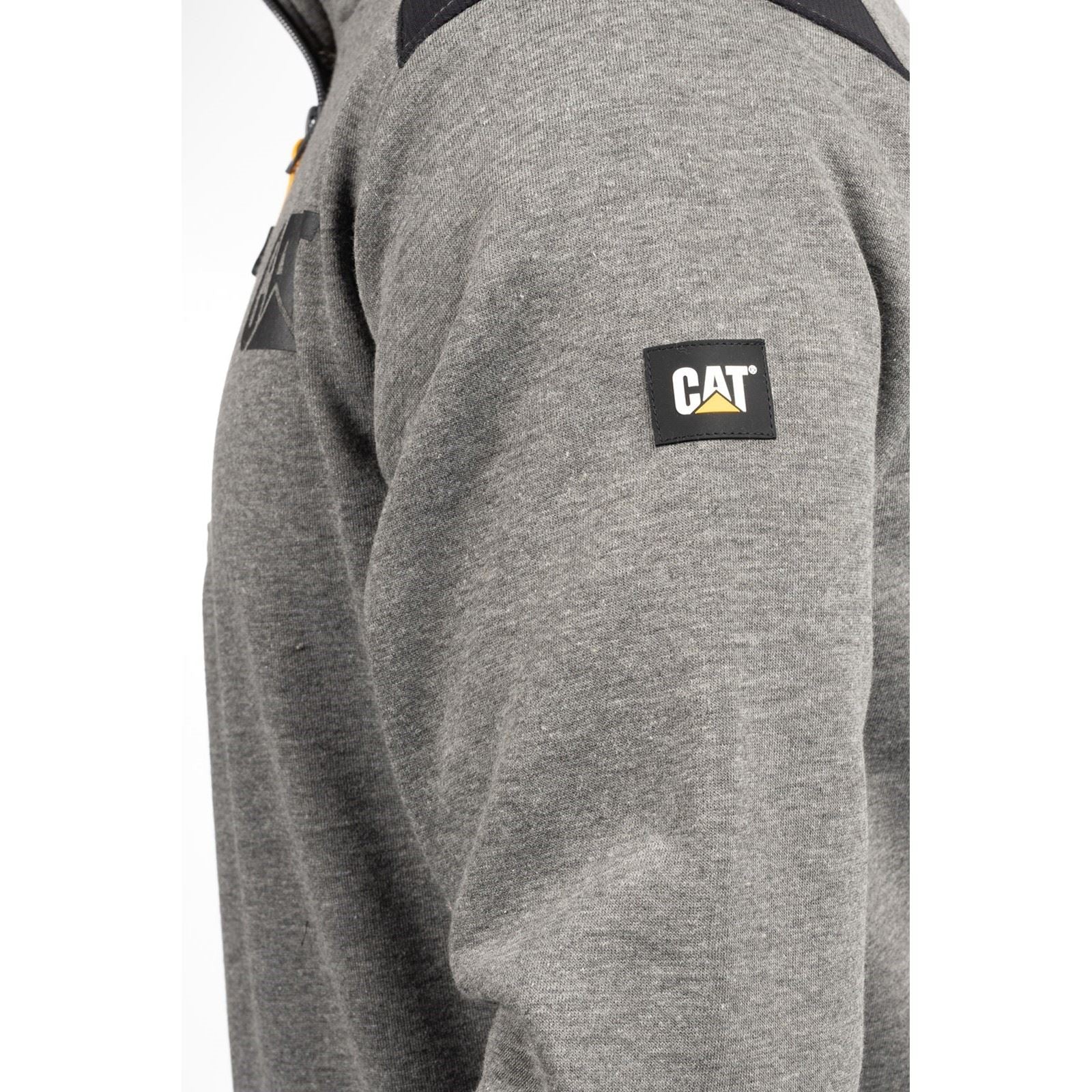 Caterpillar Essential 1/4 Zip Polyester Herren Grau Sweatshirt