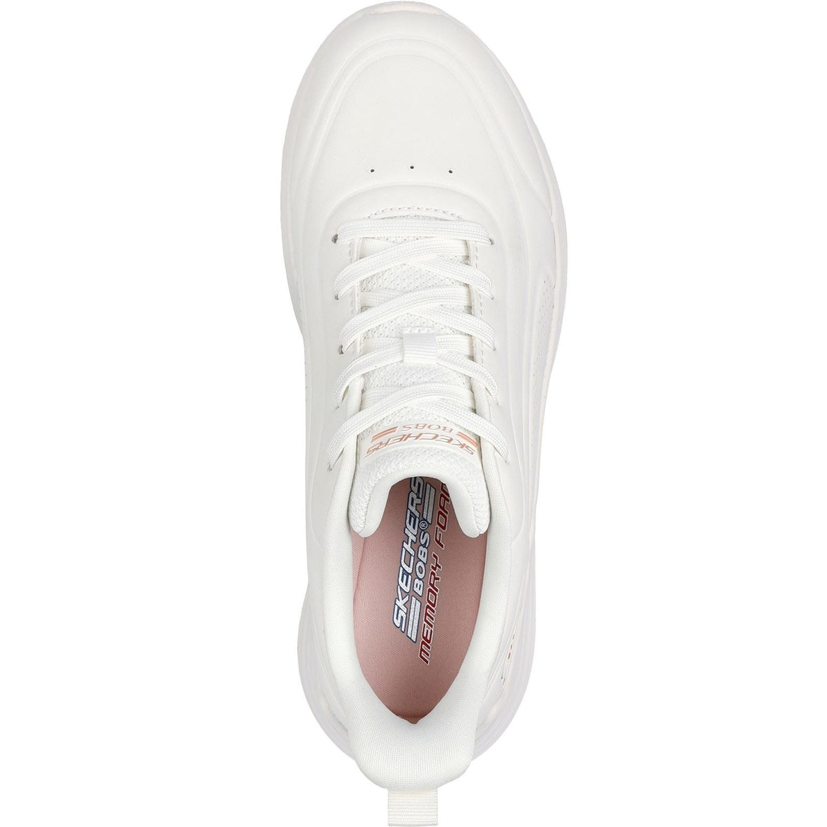 Skechers BOBS Sport Squad Waves Just Wading Synthetische Damen Sneaker In Weiß