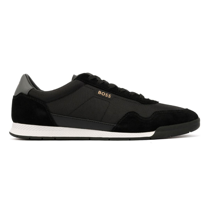 Boss Titanium Herren Schwarze Turnschuhe