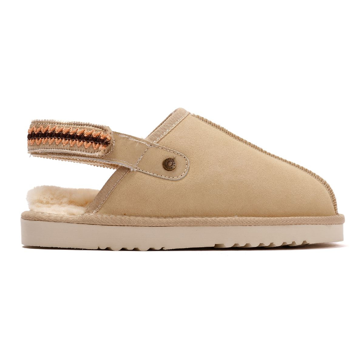 Osprey London The Constellation Wildleder Damen Beigen Hausschuhe