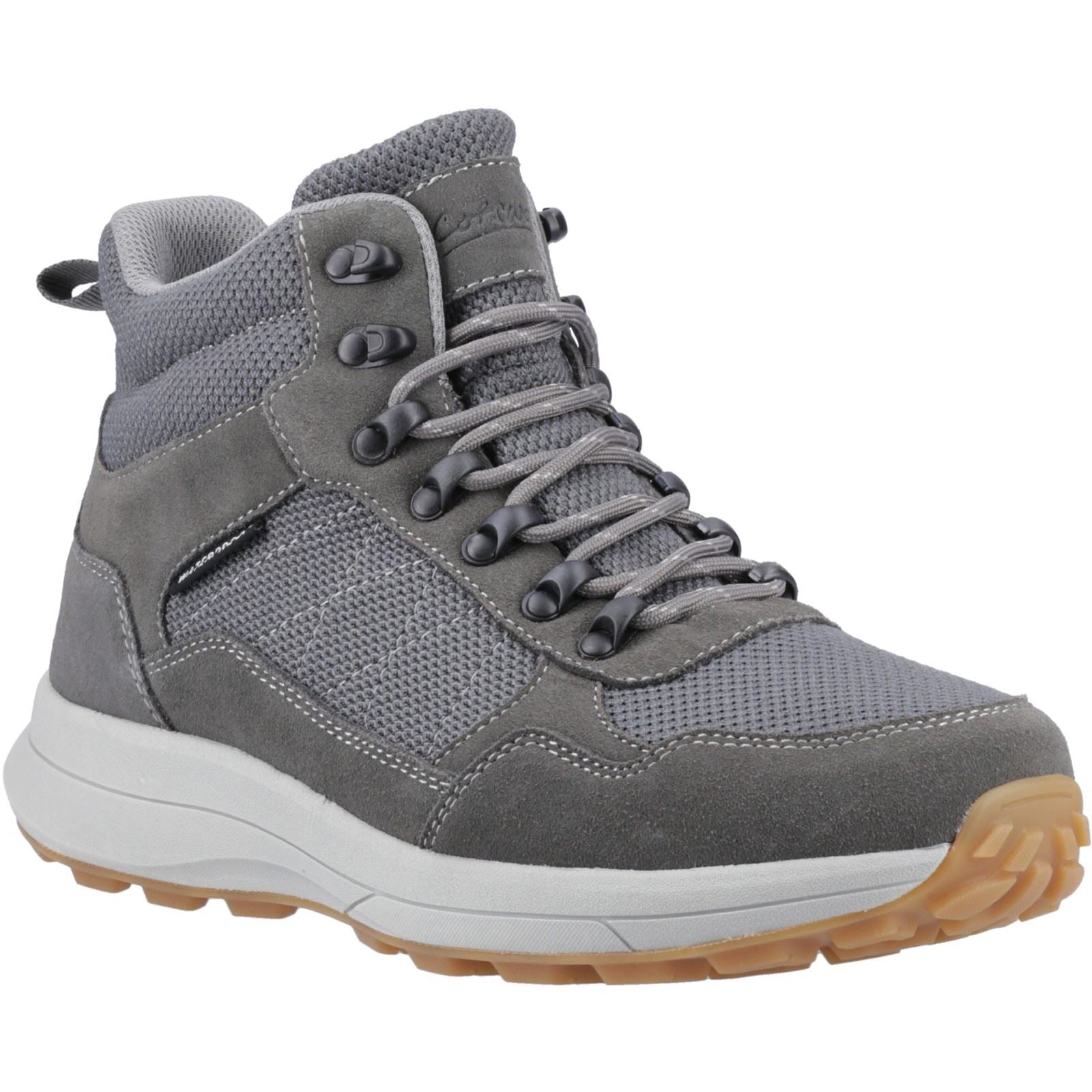 Cotswold Oddington Wildleder Mesh Herren Wanderschuhe in Grau