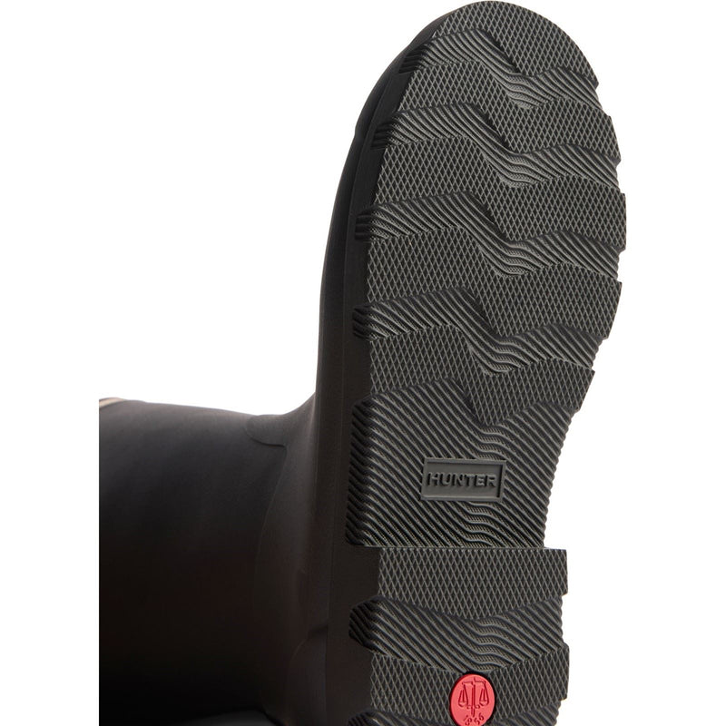 Hunter Field Downpour Gummi Damen Schwarze Farbe Gummistiefel