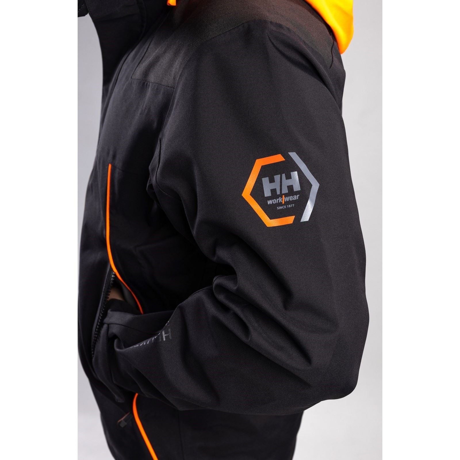 Helly Hansen Workwear Chelsea Evolution Herren Schwarze Softshelljacke