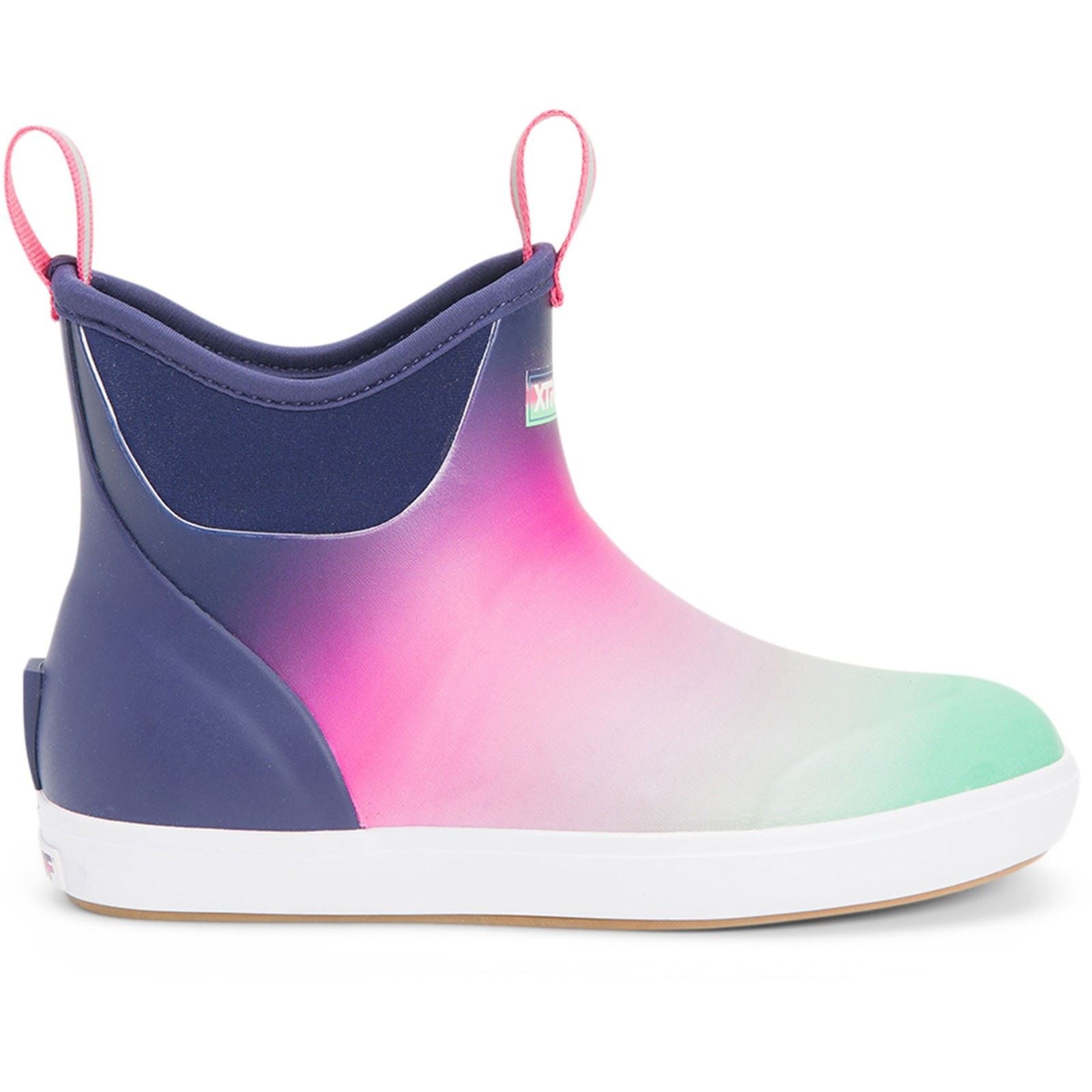 Xtratuf Knöchel Deck Gummi Lila Aurora Gummistiefel