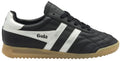 Gola Stadium Leder Damen Schwarze Sneaker