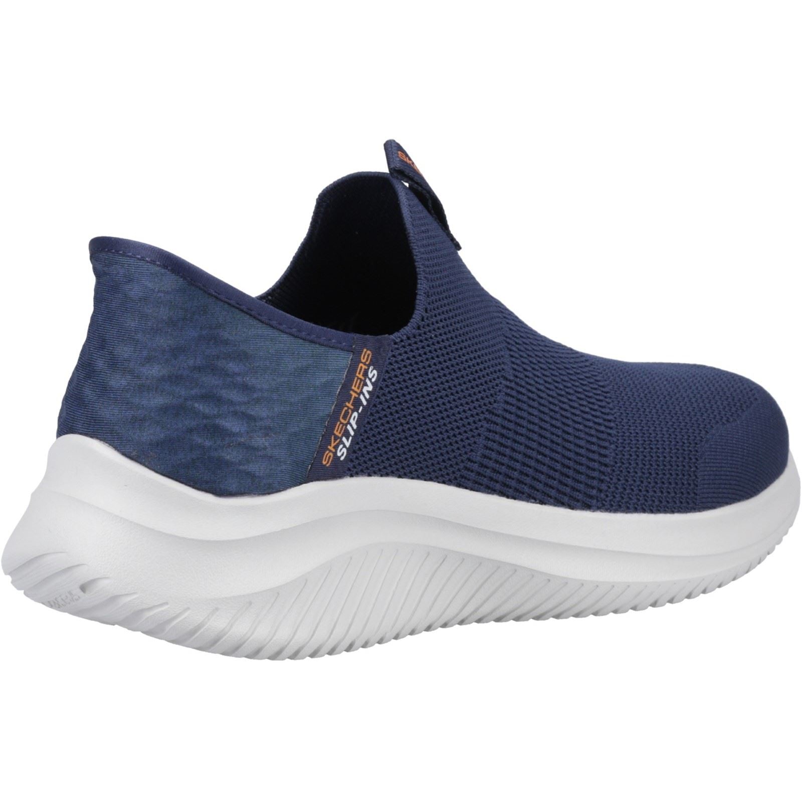 Skechers Ultra Flex 3.0 Smooth Step Synthetik Herren Sneaker In Marineblau