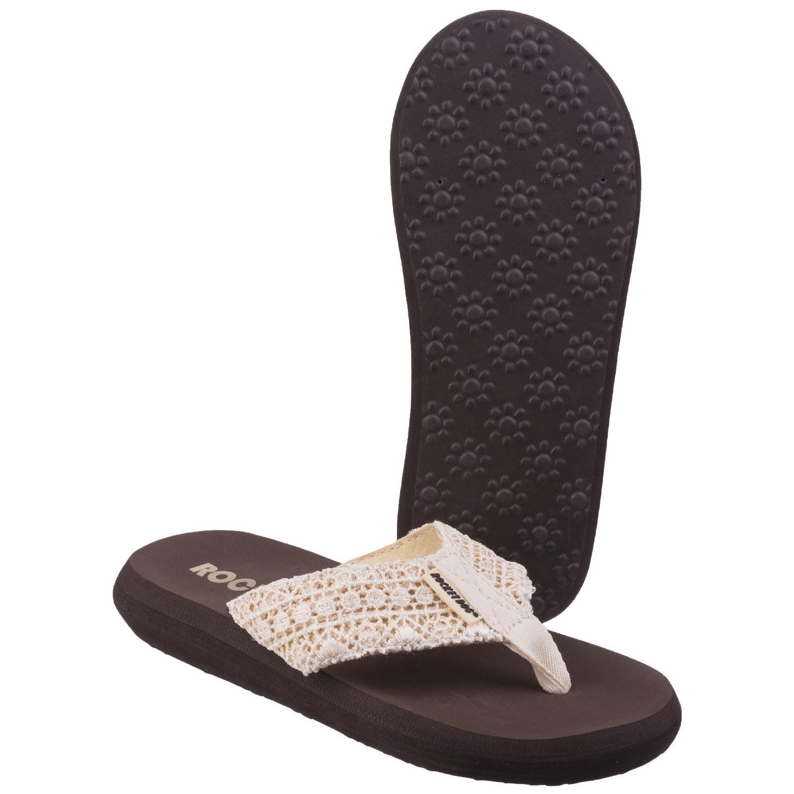 Rocket Dog Spotlight Lima Damen Zehenstegsandalen Aus Naturmaterialien