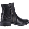 Hush Puppies Scarlett Damen Schwarze Farbe Lederstiefel