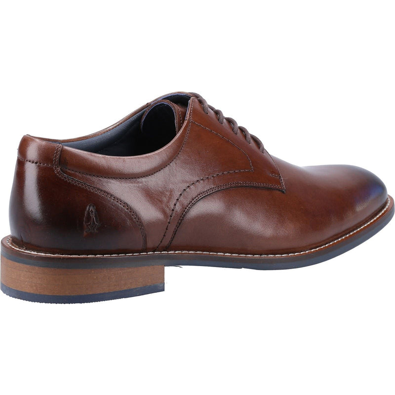 Hush Puppies Damien Lace Up Herrenschuhe Aus Leder In Schokoladenfarbe Mit Schnürung.