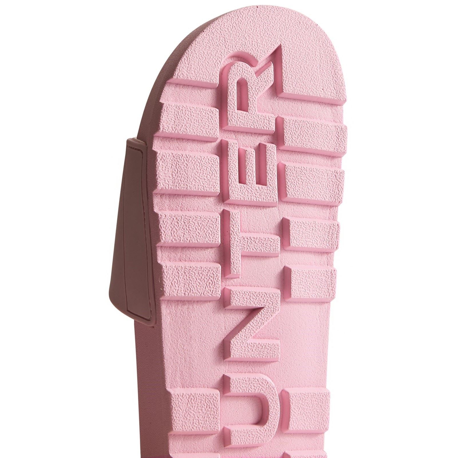 Hunter Core Embossedr Polyurethan Damen Parfait Rosa Slipper
