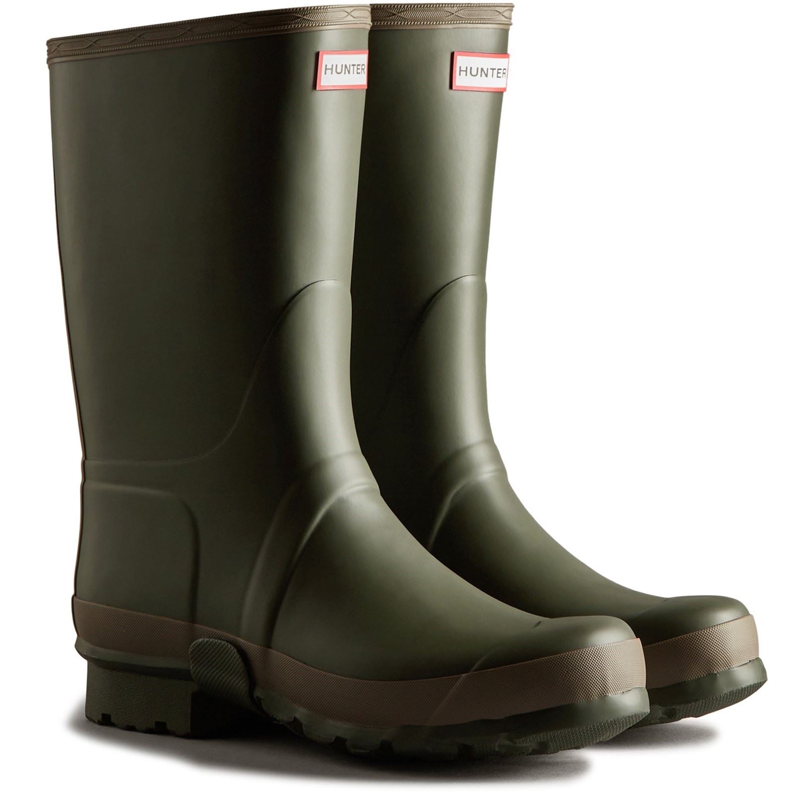 Hunter Gardener Boot Gummistiefel Für Herren In Dunkeloliv/Tonfarbe