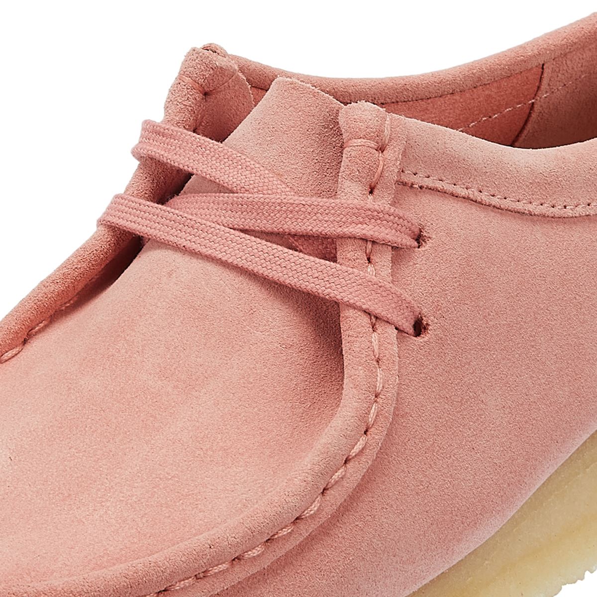 Clarks Originals Wallabee Damen Wildlederschuhe In Altrosa