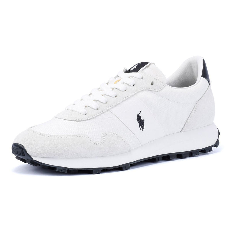 Ralph Lauren Trail 125 Weiße Ledersneaker Für Herren