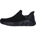 Skechers BOBS Sport B Flex Resilient Textile Herren Sneaker In Schwarz