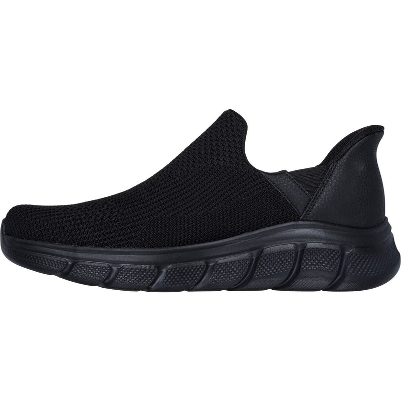 Skechers BOBS Sport B Flex Resilient Textile Herren Sneaker In Schwarz