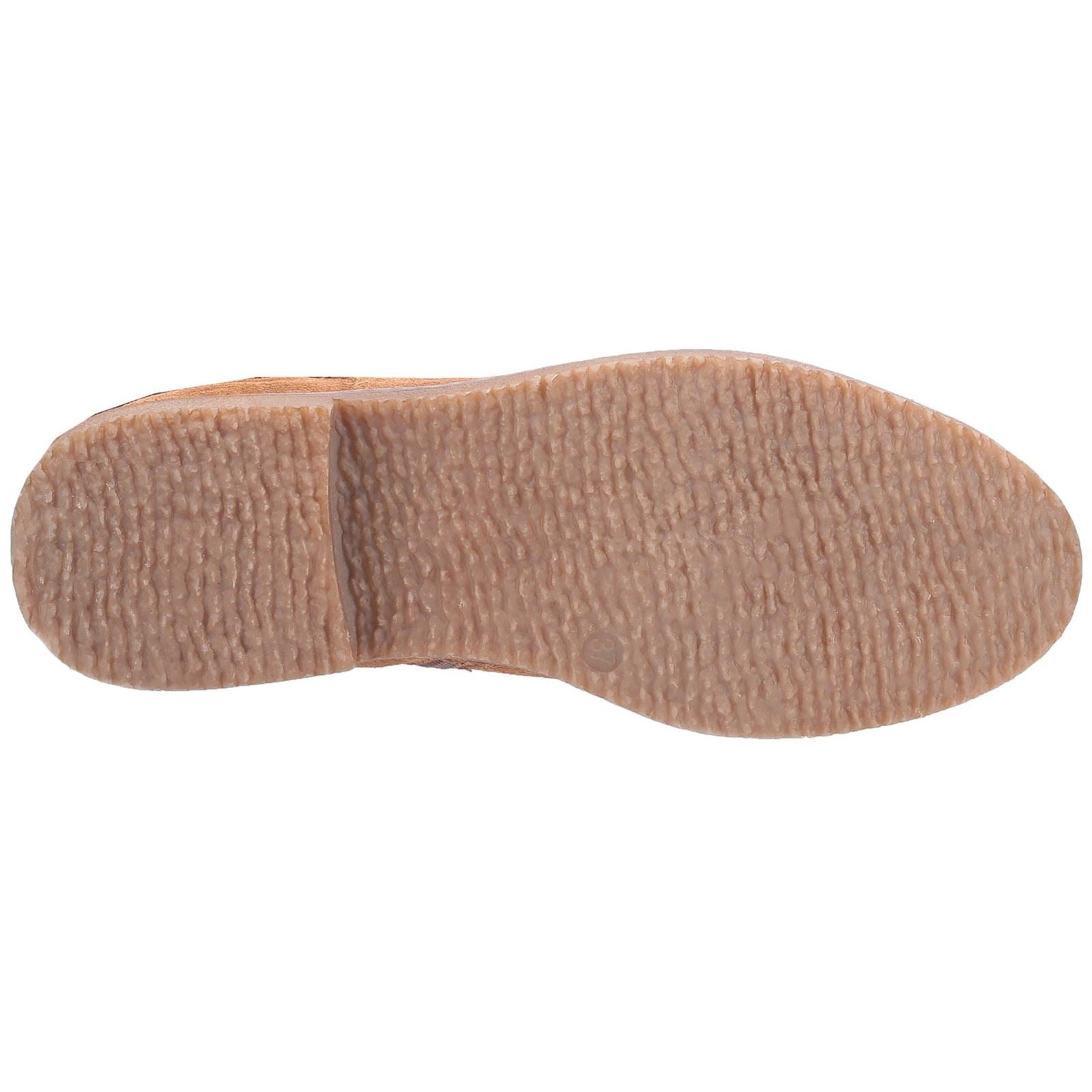 Hush Puppies Megan Wide Wildleder Damen Stiefeletten In Tan