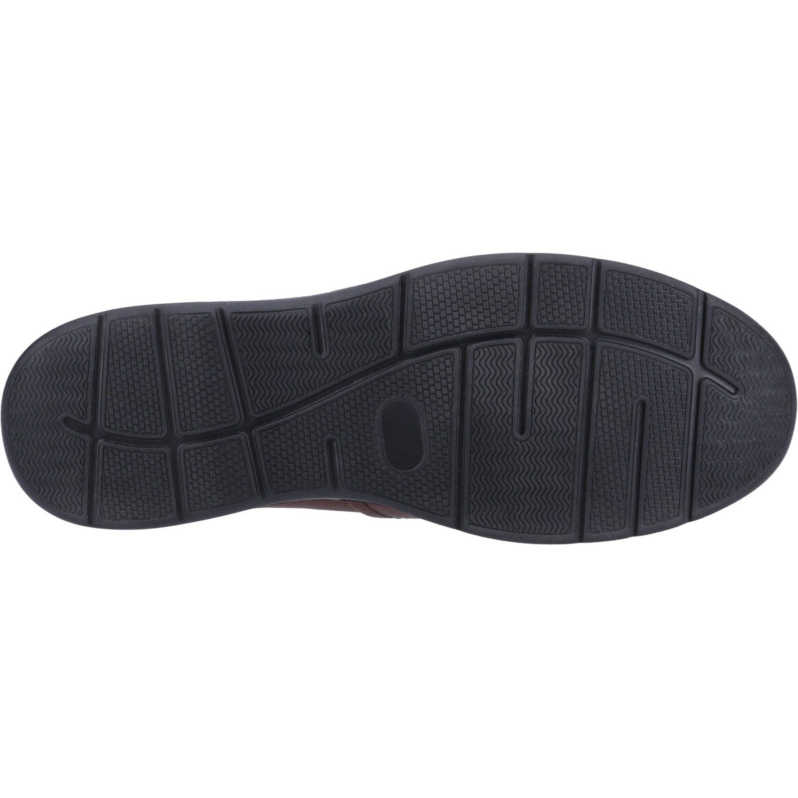 Hush Puppies Matthew Leder Herren Schwarze Mokassins
