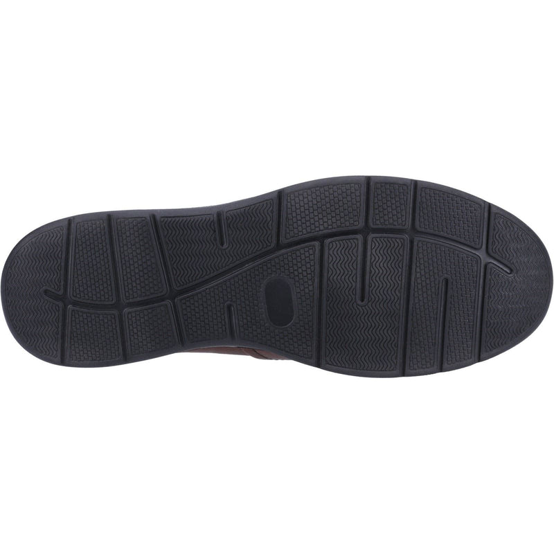Hush Puppies Matthew Leder Herren Schwarze Mokassins