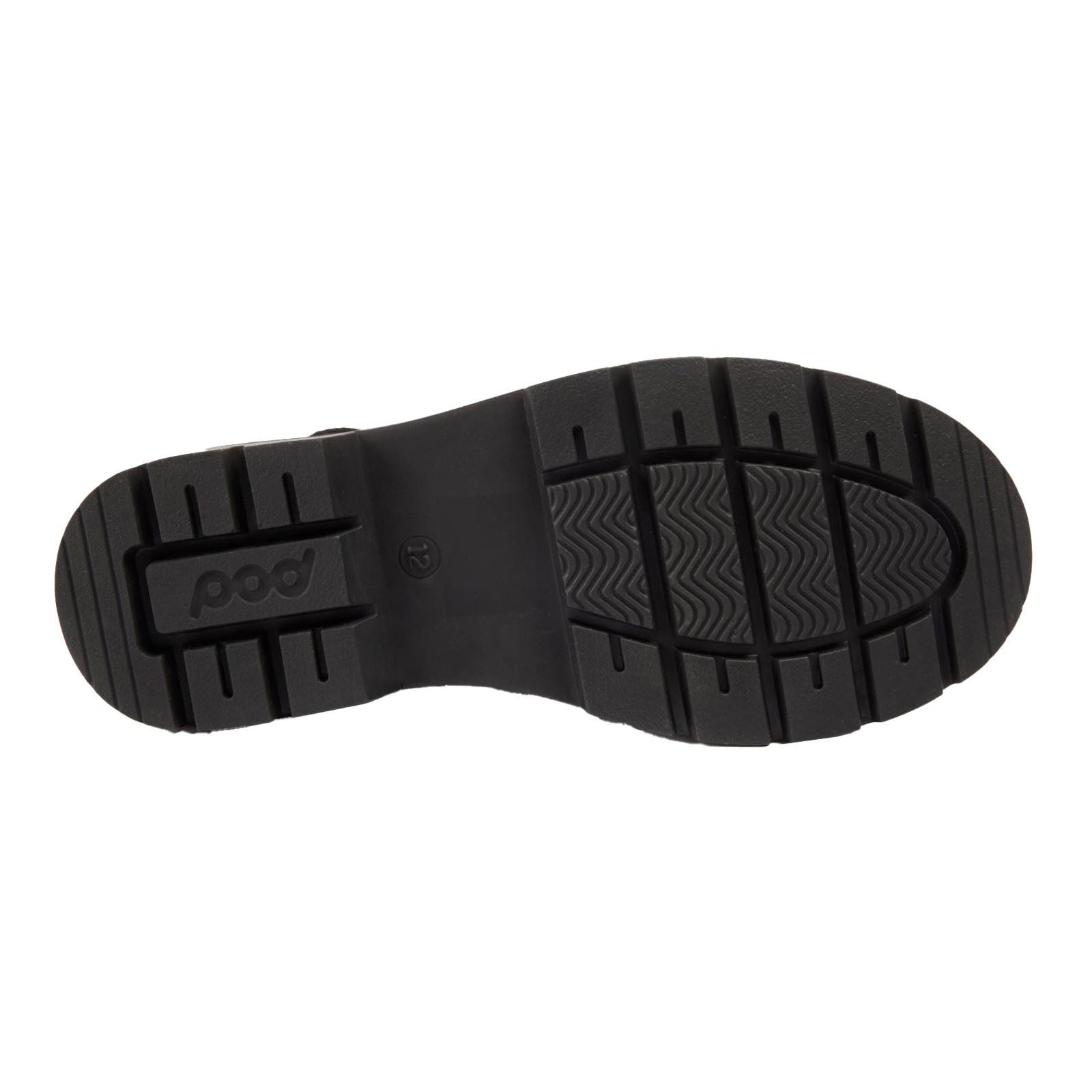 Pod Emilie Kunstleder Mädchen Schwarze Farbe Lackleder Slipper