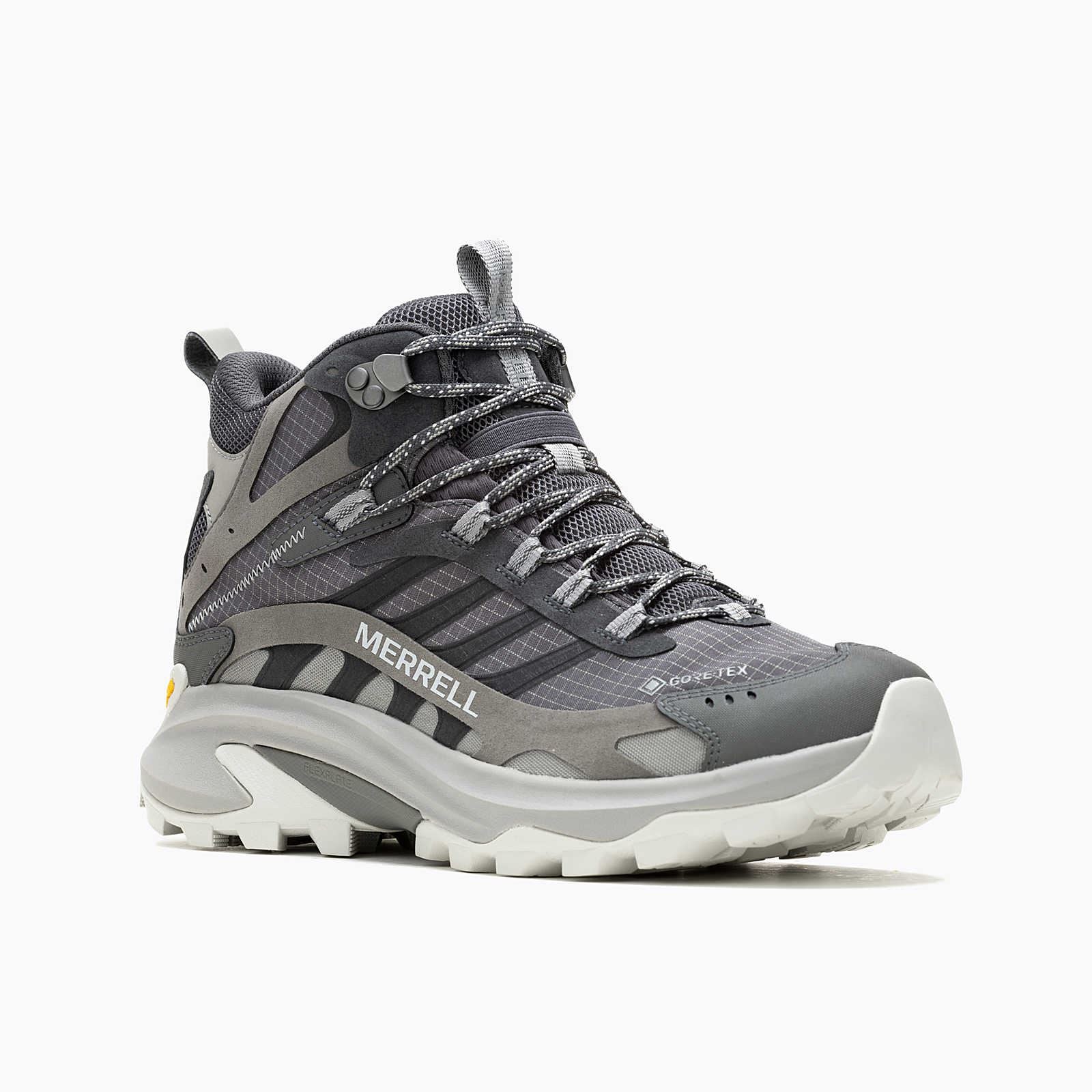 Merrell Moab Speed 2 Mid Gore Tex Herren Graue Sneakers