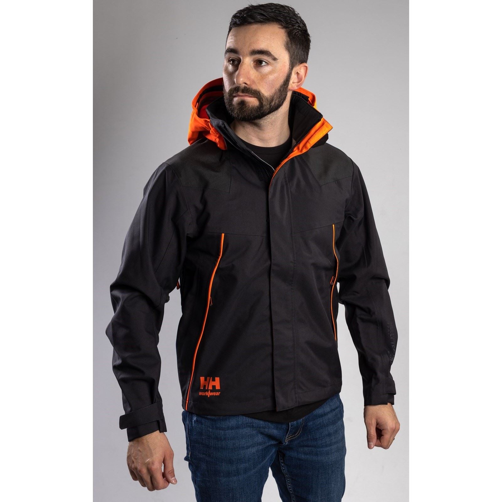 Helly Hansen Workwear Chelsea Evolution Herren Schwarze Softshelljacke