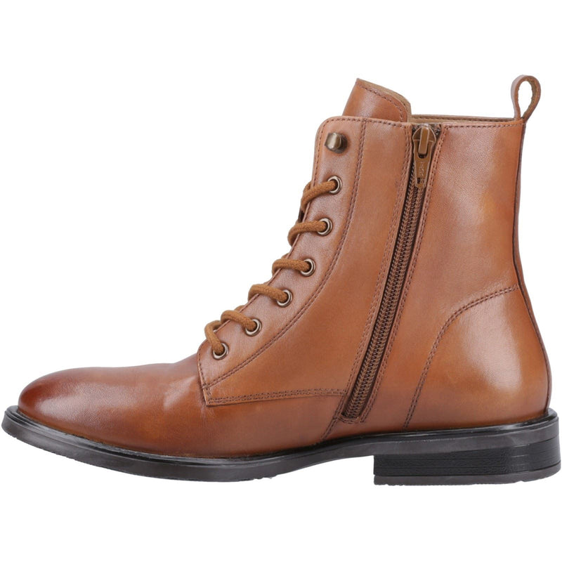 Hush Puppies Valentina Damen Stiefel aus Leder in Tan