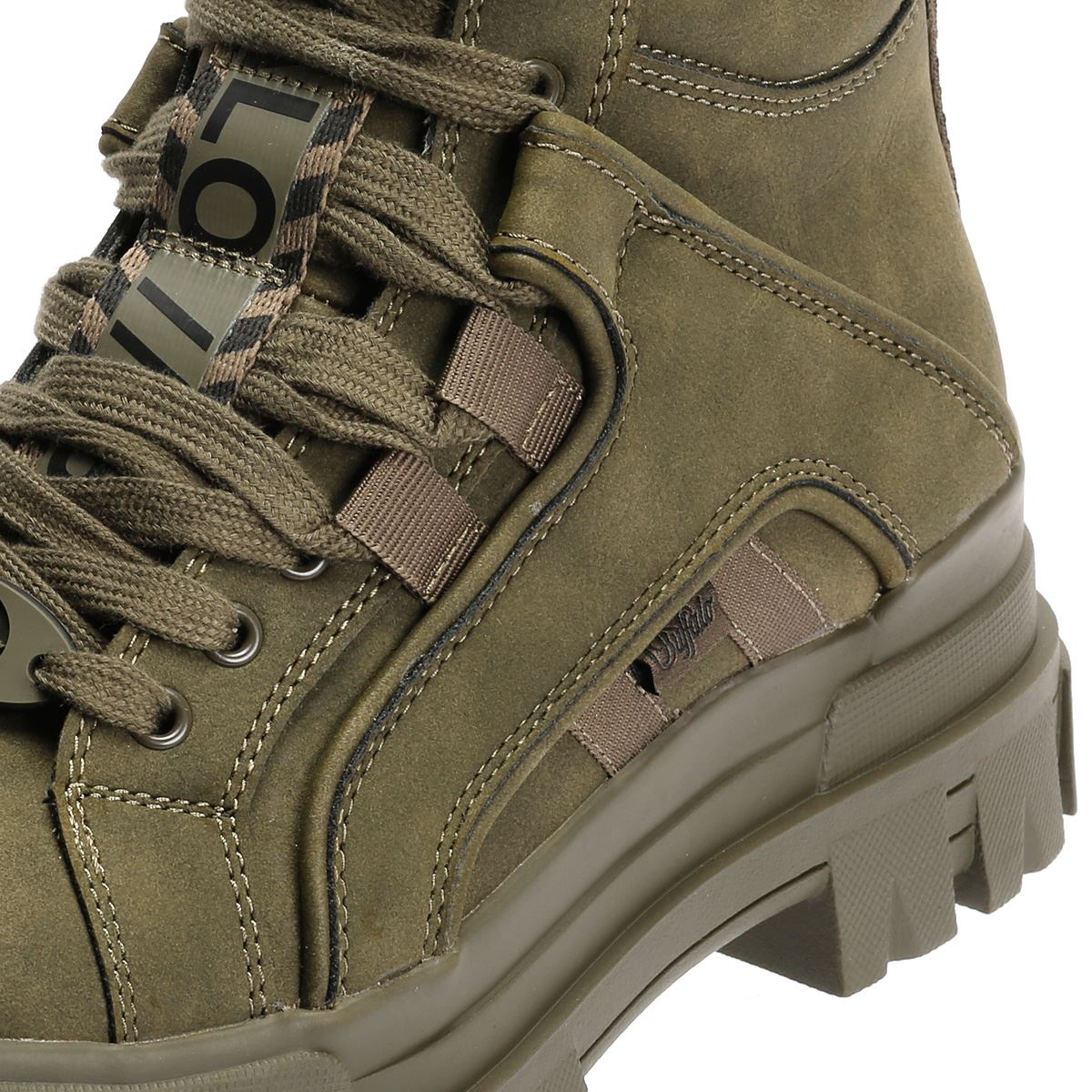Buffalo Aspha NC Mid Damen Grüne Stiefel
