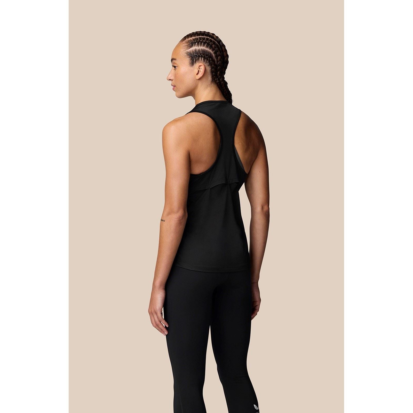 Castore Tank Top Polyester Damen Schwarz Sportbekleidungs S