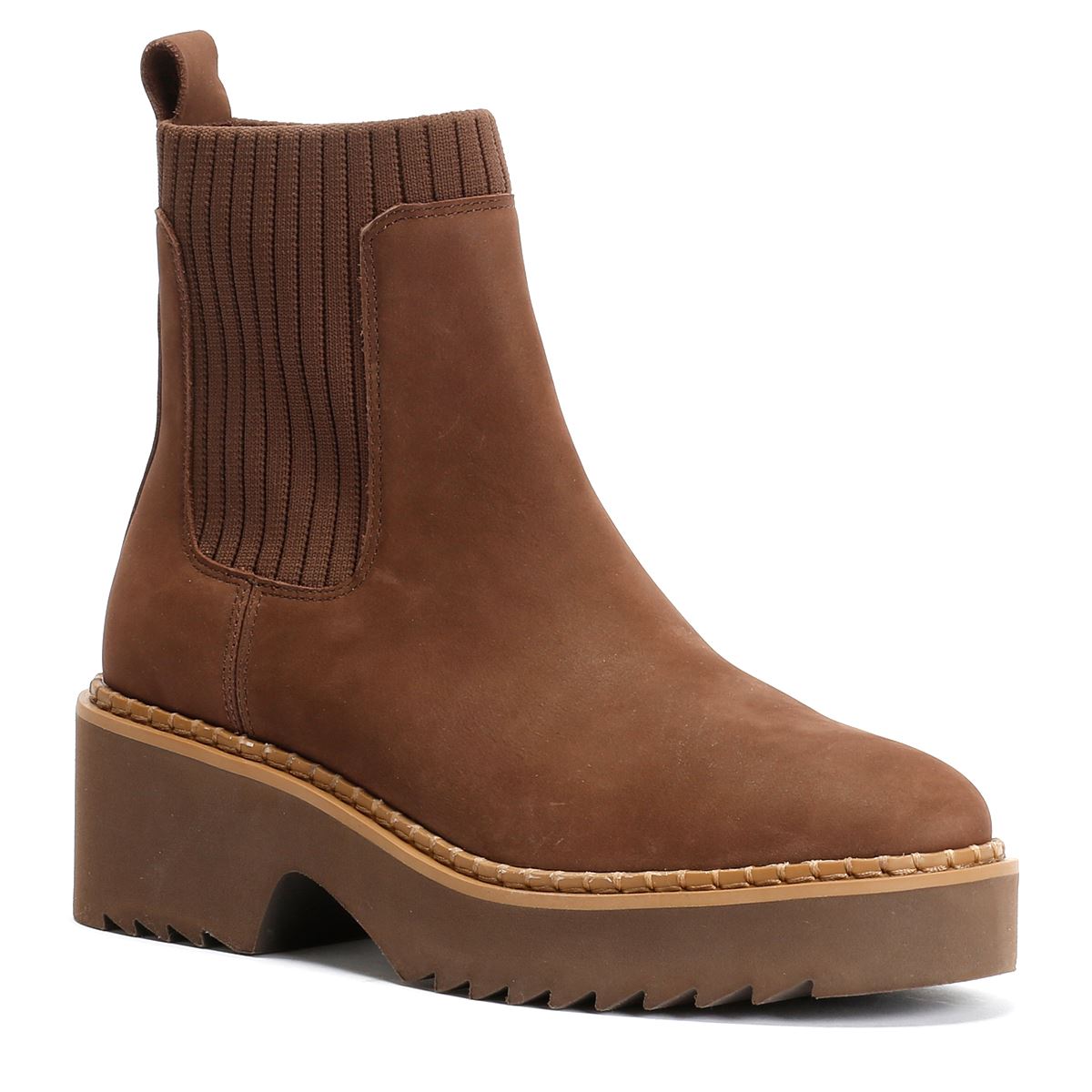 TOMS Millie Nubuck Damen Braune Stiefel