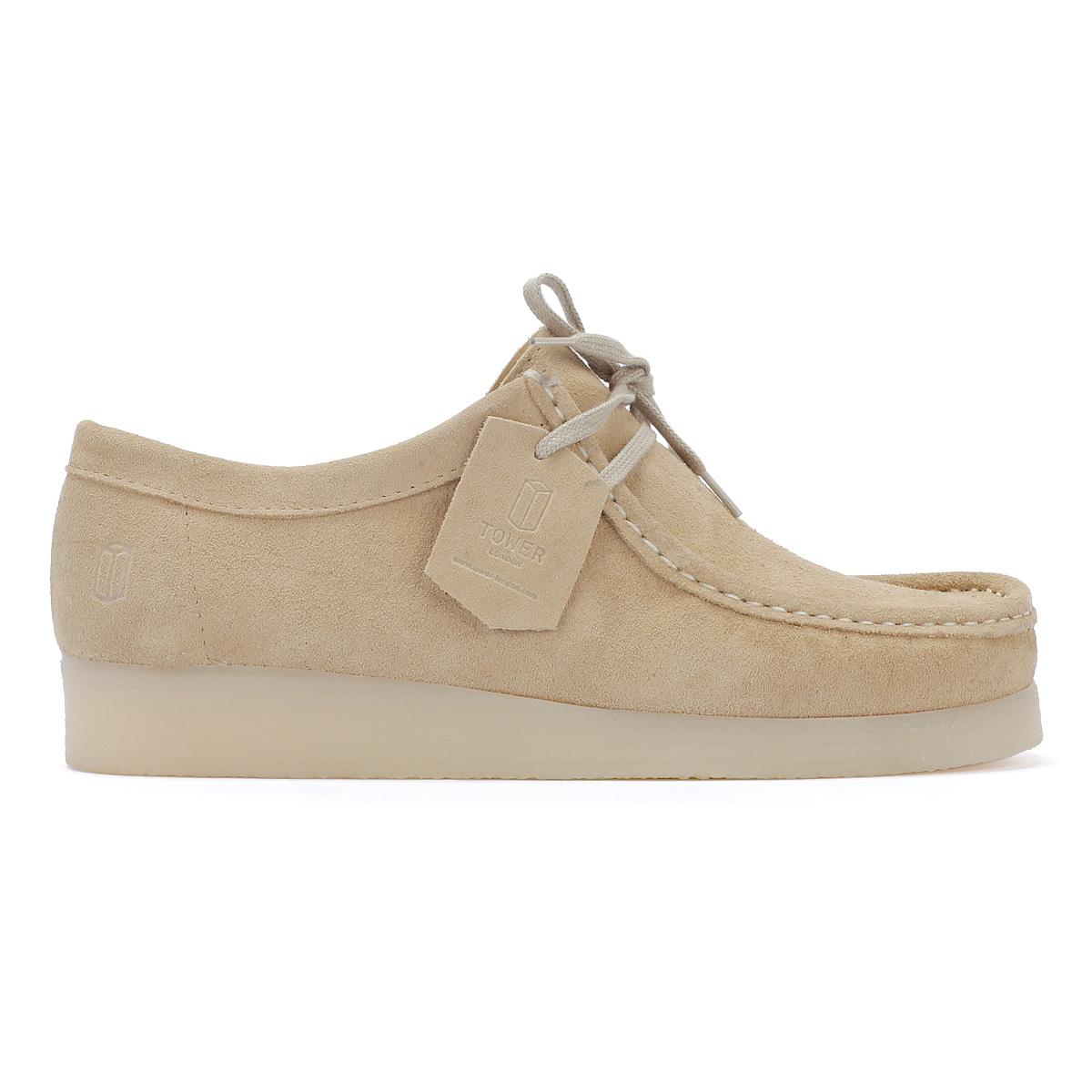 Tower London Apache Sand Veloursleder Schnürschuhe