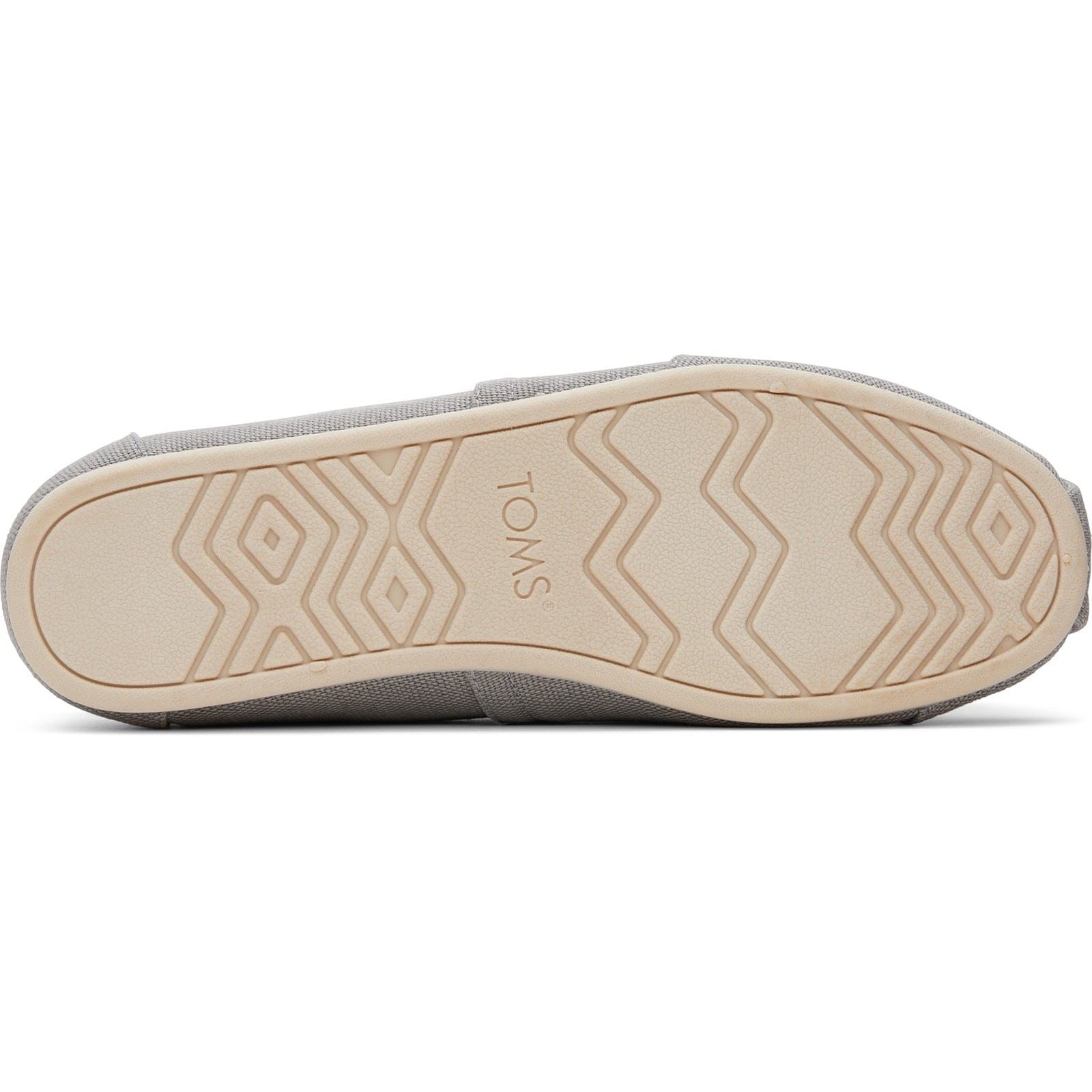 TOMS Alpargata Classic Baumwoll Herren Espadrilles In Drizzle Grey